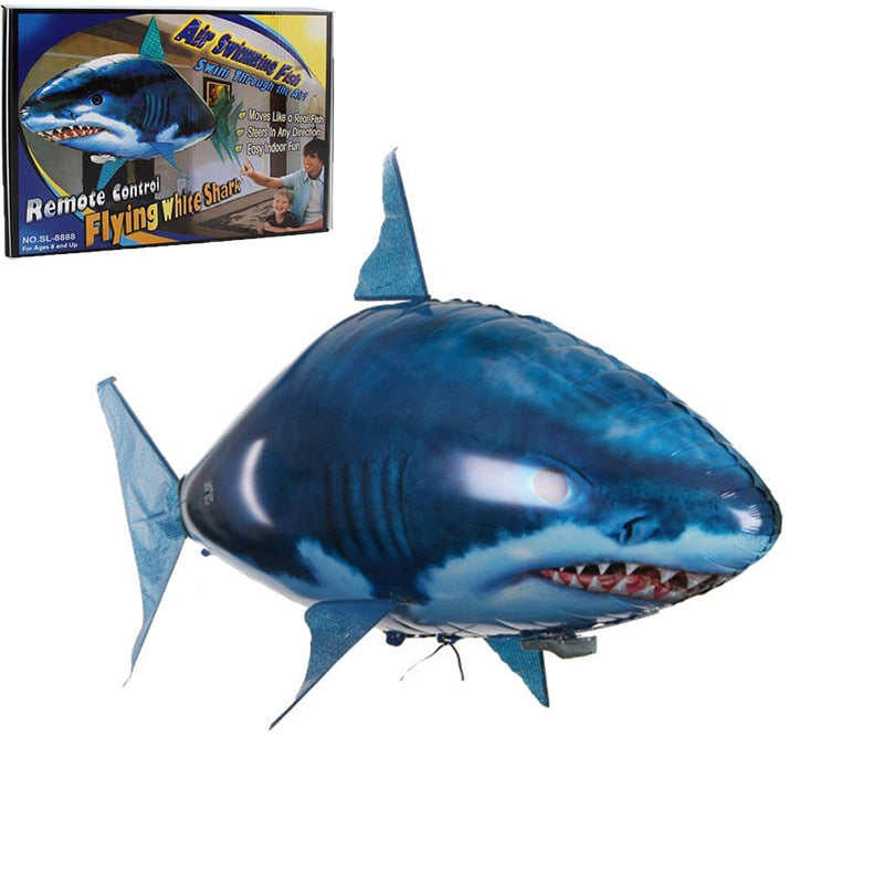 Fernbedienung Shark Toy Air Swimming Fish RC Tierspielzeug Infrarot RC Flying Toys Air Balloons Clown Fish Geschenke Partydekoration