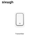 SIXWGH Wireless Doorbell No Battery required Waterproof Self-Powered Door bell Sets Home Outdoor Kinetic Ring Chime Doorbell