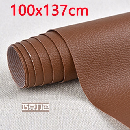 50/100x137cm Self Adhesive PU Leather Fabric Patch Sofa Repairing Patches Stick-on Leather PU Fabrics Stickers patches Scrapbook