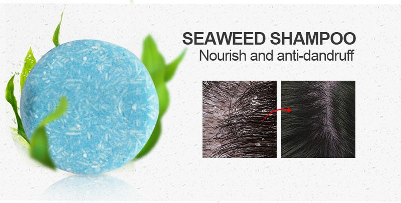 7PCS Pure Hair Shampoo Bar Cleaning Anti Dandruff  Loss Hair Growth Soap Bar Gentle & No Irritation for Soft Hair Care 11.11
