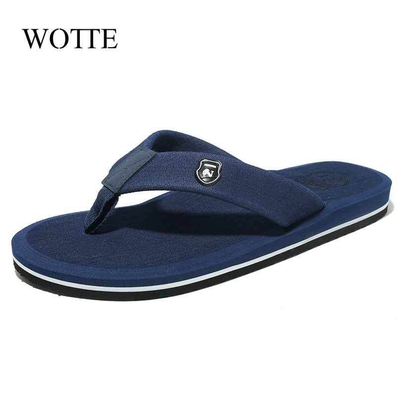 New Men flip flops Summer Beach Sandals Slippers for Men Non-slip Slip-on Flats Shoes Men Plus Size 48 49 50 Sandals Pantufa