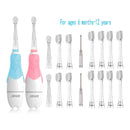 Seago Kids Sonic Electric Toothbrush 2 Mins Smart Timer Children Sonic Tooth Brush Colorful Led Light Brush Waterproof  Gift