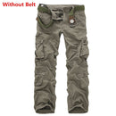 Facecozy Men Tactical Military Cargo Pants Winter Male Outdoor Multi-pockets Windproof Camping Trekking Fishing Hiking Trousers