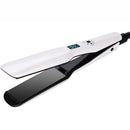 Professional Hair Straightener Multi-speed Adjustment PTC Fast Heating Flat Iron with Wide Plate and LED Screen Styling Tools