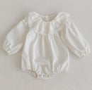 Cute Autumn Winter Infant Baby Girls Bowknot Rompers Clothing Kids Girl Long Sleeve Knit Rompers Clothes