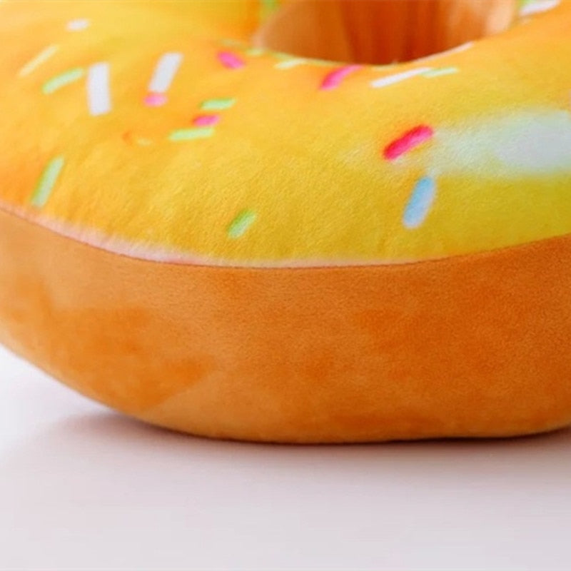 40cm Lustige Schokolade Donut Sofa Sitzkissen Weihnachten Donuts Kissen Weihnachten Kind Geschenk Spielzeug PP Baumwolle Füllung Handauflagen Automatten