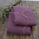 100% Washed Linen Sheet Set Natural France Flax Bed Sheet Breatherable Ultra Soft Farmhouse Bedding (1 Flat Shee 2 Pillowcases)