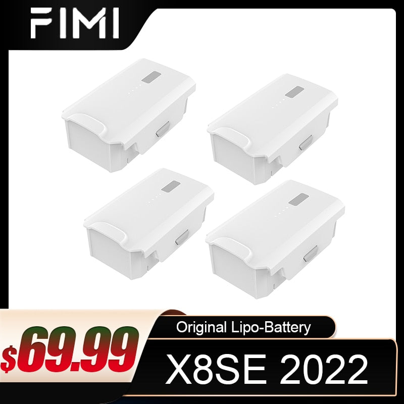 FIMI x8se 2022 V2 Battery Original 4500mAh 35Mins Rechargeable Intelligent Flight Battery X8se Series Camera Drone Accessories