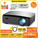 BYINTEK K25 Full HD 4K 1920x1080P LCD Smart Android 9.0 Wifi LED Video Home Theater Cinema 1080P Projector for Smartphone
