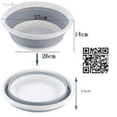 vanzlife creative collapsible portable travel travel washbasin plastic basin household basin soaking basin wash clothes