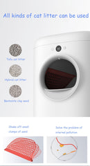 PETKIT, inteligente, automático, autolimpieza, caja de arena para gatos completamente cerrada, máquina de pala, limpieza, bandeja de arena para inodoro antisalpicaduras