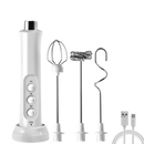 3 In 1 Portable Rechargeable Electric Milk Frother Foam Maker Handheld Foamer High Speeds Drink Mixer Coffee Frothing Wand