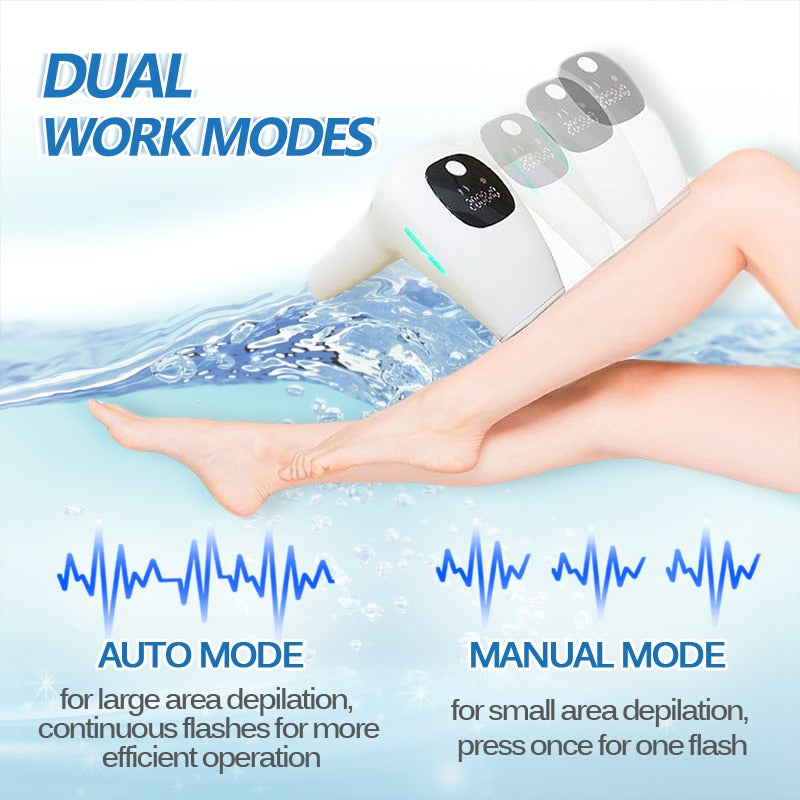 IPL Epilator Hair Removal for Home LCD Display Permanent Bikini Trimmer for Men Women Electric Depilador