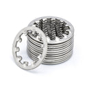 NINDEJIN 410pcs/set internal tooth lock washer assortment kit 304 stainless steel m3 m4 m5 m6 m8 m10 star lock washer DIN6797J