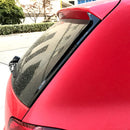 For Volkswagen VW Polo MK5 6R 6C 2011-2017 Rear Window Splitter Deflector Cover Side Spoiler Canard Sticker Trim Car Accessories