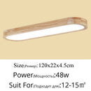 New Remote Control Minimalist Ceiling Lights Wooden Decorative Ceiling Lamps Panels For Living Room Bedroom Corridor Luminaire