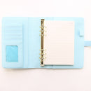 Domikee original leather hardcover binder spiral notebooks and journal stationery,personal binder agenda planner organizer  A5A6