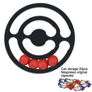 Soporte de cápsulas de café de Metal, soporte de aluminio chapado en espejo, estante de almacenamiento de cápsulas de café, soporte de cápsulas de café Nespresso para Nespresso