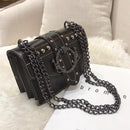 European Fashion Female Square Bag 2020 New Quality PU Leather Women&