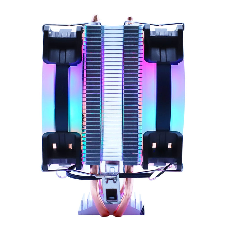 Wovibo CPU Cooler Cooling Fan 3PIN 4Pin Ventilador Silent For Intel 775 1150 1151 1155 1200 1366 2011 X79 X99 AM3 AM4 Radiator