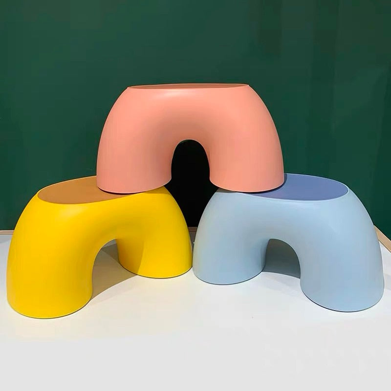 Stool, Foot Board, Chair, Sofa, Children's Home, Living Room Furniture, Rainbow Shape, Baby Gift, Interior Decoration