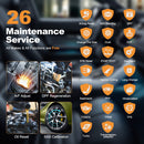 FOXWELL NT650 Elite OBD2 Automotive Scanner ABS A/F SAS BRT DPF 26 Reset Professional OBD Auto Car Diagnostic Tool OBD2 Scanner