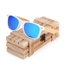 BOBO BIRD Quadratische Vintage-Sonnenbrille für Herren Damen Holz Sonnenbrille 2022 Retro Polarisierte Brille lunette de soleil femme