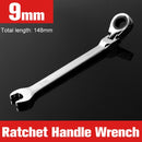Combination Ratchet Wrench, with Flexible Head, Dual-purpose Ratchet Tool, Ratchet Combination Set. Car Hand Tools