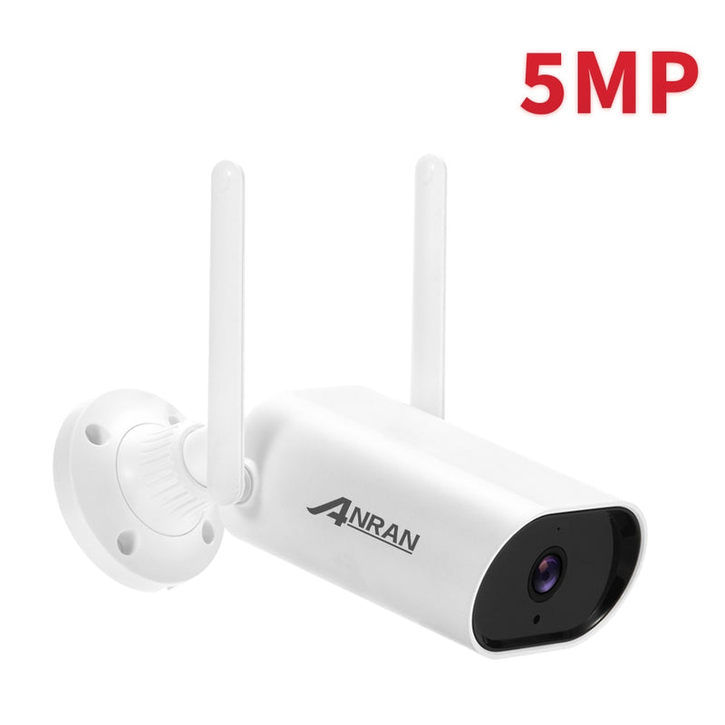 ANRAN Drahtlose Kamera IP-Überwachungskamera Zwei-Wege-Audio-IR-Nachtsicht-Bullet-Kamera Wifi-Außenkamera
