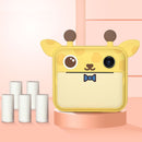 Cámara instantánea para niños Cámara de impresión 1080P Video Foto Cámara digital con papel de impresión para niños Cumpleaños Regalo de Navidad