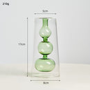 Nordic Home Decor Glass Vase Living Room Decoration Flower Vase Transparent Home Decorations Decorative Glasses Gifts