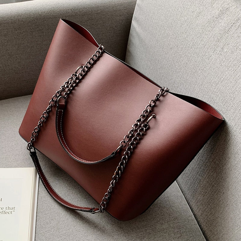 Handbags for Office Women Designer PU Leather Shoulder Bags for Women 2022  High Capacity Luxury Female Large Shoulder Bag