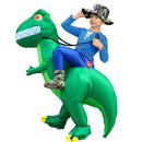 Kids Child Inflatable Dinosaur Costume Anime Mascot Dress Suit Halloween Purim Christmas Party Cosplay Costumes for Boys Girls