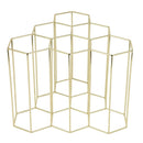 Creative Geometric Wine Rack Metal Simple Household Grape Wine Rack Restaurant Living Room Bar Wine Cabinet Wine Display