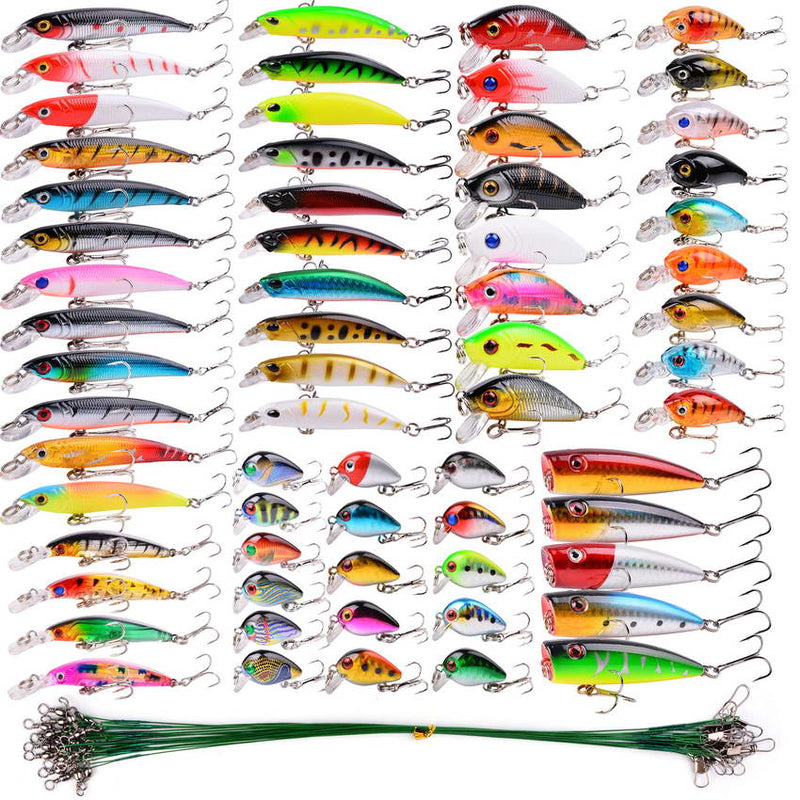 Aorace Fishing Lure Set Fishing Hard Bait Mini Minnow Floating Swing Crankbait Crazy Wobblers Artificial Bionic Crank Lures