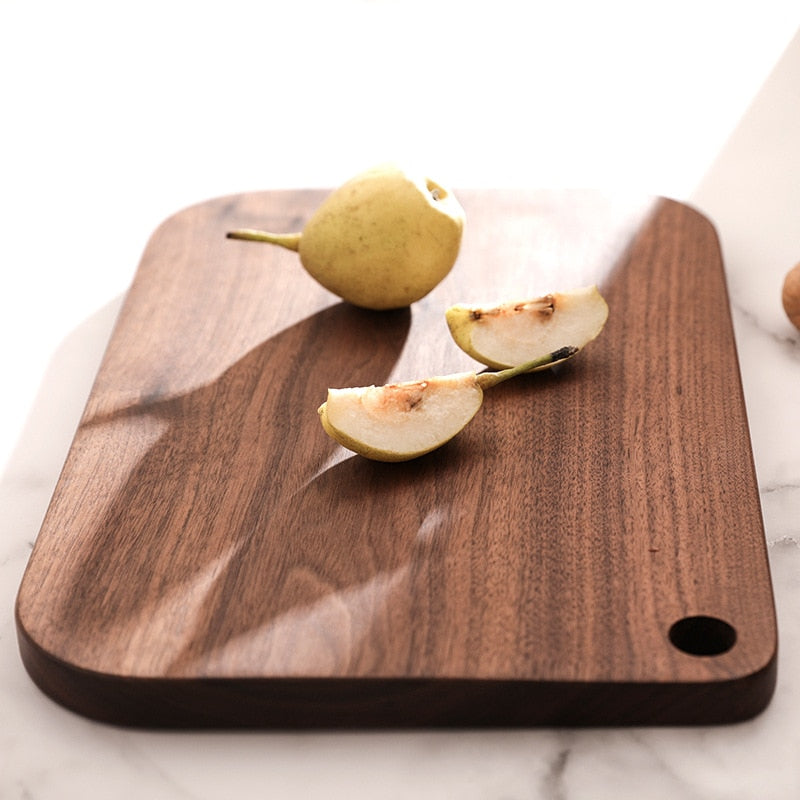 Black Walnut Wood Kitchen  Cutting Board Solid Wood Rootstock Lacquerless Fruit Chopping board Kitchen wooden cutting board