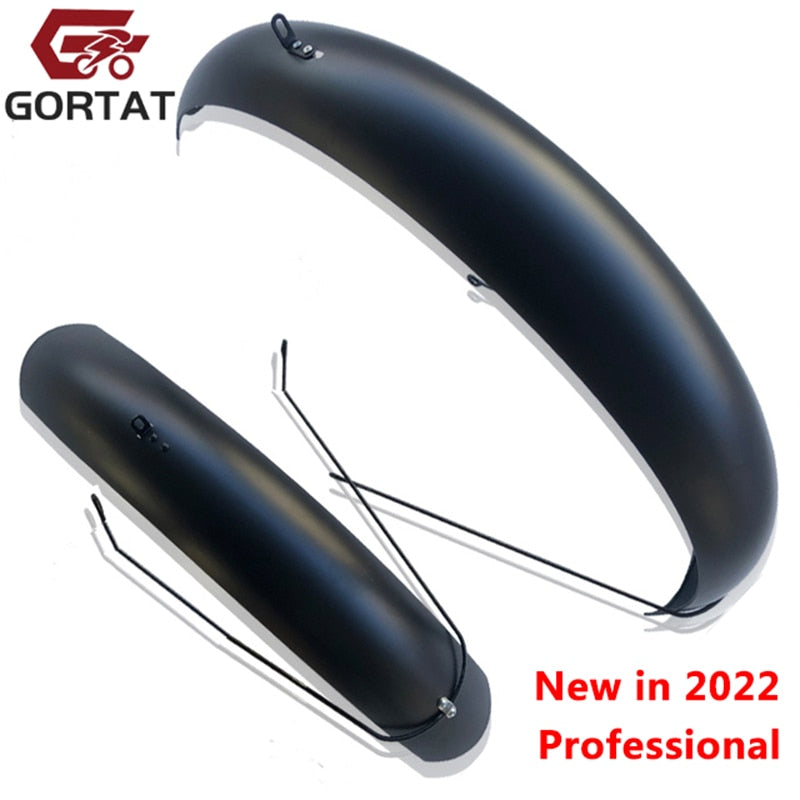 GORTAT Snow Bicycle Fender 26*4.0 Inch Mudguard Full Coverage Wings For Fat Bike Part Iron Material Strong Durable Free Shipping