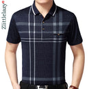 2022 Heißes echtes Bodybuilding-Kurzarm-Poloshirt für Herren Karierte Polos Sommer Pol T-Shirts Herren Business-Poloshirt Jersey 1398