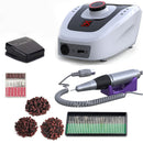 32W 35000RPM Nail Drill Machine Set With Sanding Band Professional Milling Manicure Machine Set Kit With Nail drill Bit Set Kit