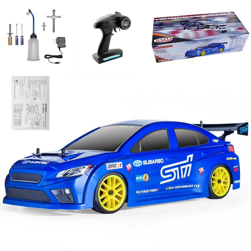 HSP On Road Racing Drift RC Car 1:10 Scale 4wd Two Speed ​​Nitro Gas Power Control remoto Car High Speed ​​Hobby Toys