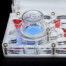 DIY Acryl Ant Farm Flat Ant Nest Ant House for Pet Anthill Glass Moisturizing Water Tower Workshop Feeding Area 12*15*7.5cm