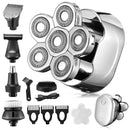 Multi Grooming Kit Digital Display Electric Shaver Hair Trimmer Beard Electric Razor Wet Dry Men Facial &amp; Body Shaving Machine