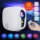 Star Galaxy Starry Sky Projector Rotating Water Waving Night Light Led Colorful Nebula Cloud Lamp Atmospher Bedroom Beside Lamp