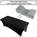 Almohada de pestañas para el cuello, almohada de espuma viscoelástica, 1 Uds., funda de cama para extensión de pestañas, lámina elástica para injerto de pestañas, herramienta de maquillaje para salón