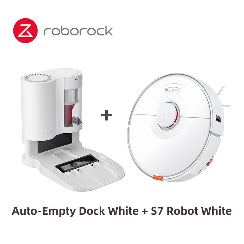 Roborock robot s7, робот пылесос, Ultrasonic Sonic Mopping, Carpet Detect Mop, APP Smart Control, Global Version