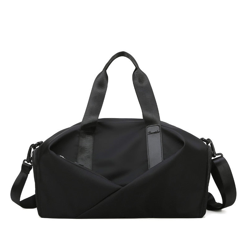 Bolso de viaje con volantes para mujer, bolso de mano para equipaje de hombre, bolso de lona de gran capacidad, bolso de mano grande para fin de semana, bolso de hombro tipo bandolera para mujer