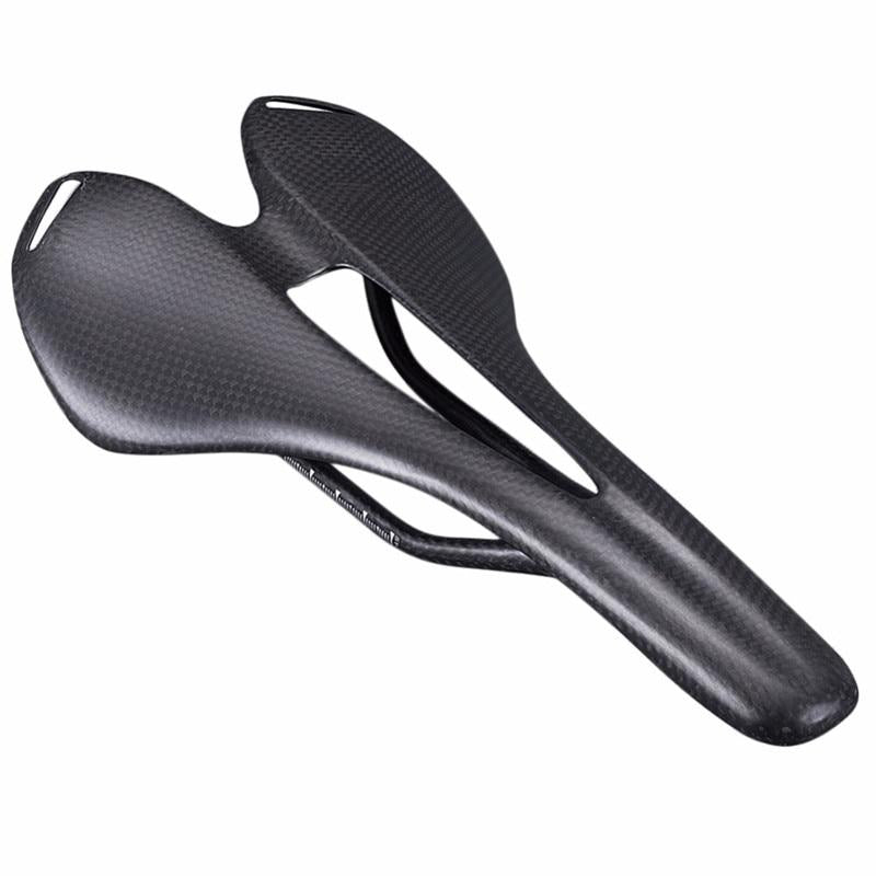 Ultralight 3K leather carbon fiber bicycle saddle road/ mountain bike bicycle saddle bicycle seat cushion 240*143/155