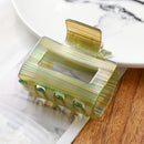 Pinzas para el cabello con estampado de leopardo a la moda, pinzas geométricas para el cabello, pinzas para el cabello para mujeres y niñas, accesorios para el cabello