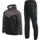 VANSYDICAL Sauna Suit Men Gym Clothing Set Hoodies Pullover Sportswear Running Fitness Weight Loss Sweating Sports Jogging Suit