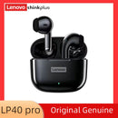 Original Lenovo LP40 Pro TWS Earphones Wireless Bluetooth 5.1 Sport Noise Reduction Headphones Touch Control 250mAH Earphones